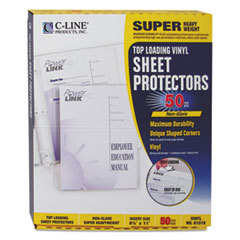 50 Pc Sheet Protector-Ring Binder: Clear